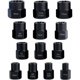 thumbnail image 2 of 13Pcs Twist Socket Set, 9.5mm Damaged Bolt Extractor, Handle Nut Extractor Socket Sets for Removing Locking Wheel Nuts, 2 of 5