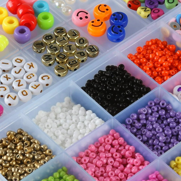 FGY 5540PCS Clay Beads Kit 24 Colors 6mm, DIY Bead Bracelet Kit for  Necklaces Jewelry Making 