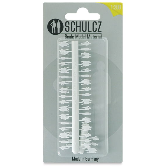 Schulcz Scale Model Figures - Silhouette, Pkg of 40, 1:200, 1/16"