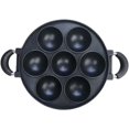 thumbnail image 1 of Dsxnklnd 7-Hole Cake Cooking Pan Cast Iron Omelette Pan Non-stick Cooking Pot, 1 of 7
