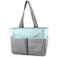 thumbnail image 5 of Juego de bolsas de pañales Tote Baby Essentials de 5 piezas, color gris y aguamarina, 5 of 6