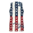 thumbnail image 4 of Chiccall Men's Summer Tops 4th of July Patriotic Tank Tops Independence Day Flag Print Casual Sleeveless Athletic Muscle T Shirts, 4 of 5