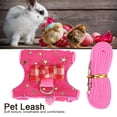 thumbnail image 1 of Bunny Harness and Leash Set, Rabbit Chest Harness Pet Leash Harness Set Rabbits Vest Harness Small Animal Walking Harness for Hamster Rabbit Ferret Squirrel Small Animals, 1 of 7