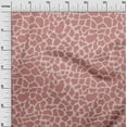 thumbnail image 2 of oneOone Cotton Poplin Dusty Rose Fabric Giraffe Animal Skin Sewing Material Print Fabric By The Yard 56 Inch Wide, 2 of 4