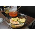 thumbnail image 2 of Simax Glassware Clear Glass Round Casserole | With Lid – Raised Ridges for Fat Free Cooking – Durable Borosilicate Glass – Microwave and Dishwasher Safe – Made in Europe – 2.6 Quart Round Baking Dish, 2 of 5