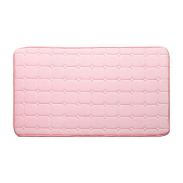 Moocorvic Bathroom Mat , Bath Mat Small Bathroom Rugs for Bedroom Shower Rug, High Absorbent and Anti Slip, Machine Washable for Bathtub, Shower (15.74''x23.62'')