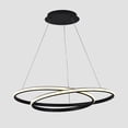 thumbnail image 1 of Lámpara RINGS Tipo Candil Colgante Led Negra Luxica Lighting 6127 B, 1 of 10