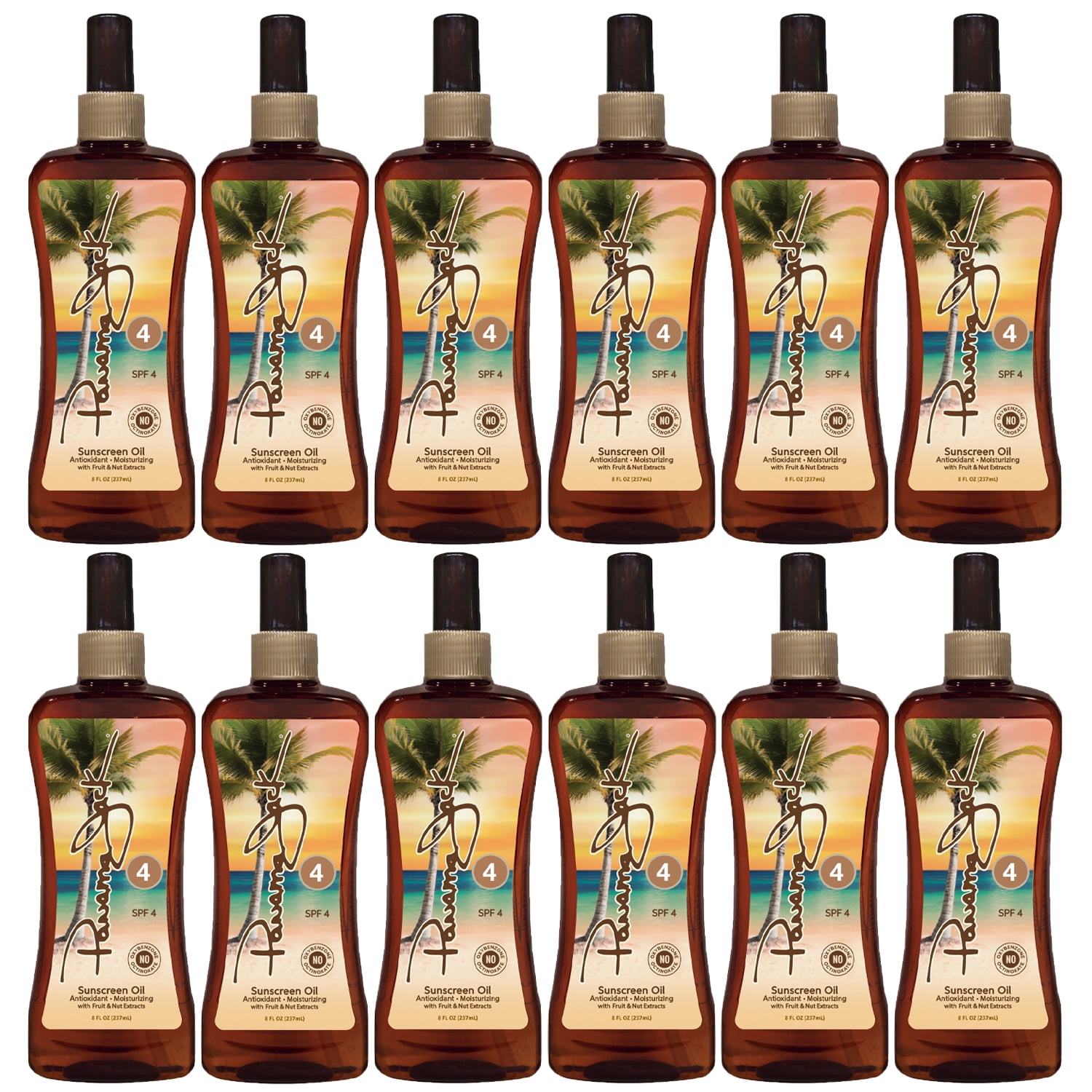 Panama Jack Sunscreen Tanning Oil - SPF 4, PABA, Paraben, Gluten ...