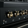 thumbnail image 2 of Forno Antico 36-inch Dual Fuel Range, Black and Antique Brass, 6 Burners, 4.5 cu.ft. Convection Oven, 2 of 5