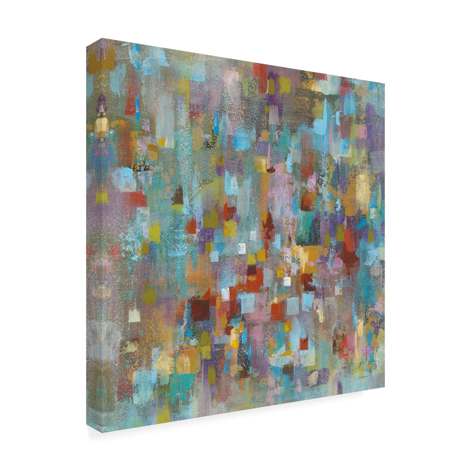Trademark Fine Art 'Confetti II Painting' Canvas Art by Danhui Nai
