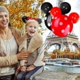 thumbnail image 3 of 75 Pieces Mouse Color Balloons Confetti Balloons Polka Dot Balloons Latex Party Balloons Balloon Garland for Halloween Baby(Red-Black-Yellow), 3 of 4