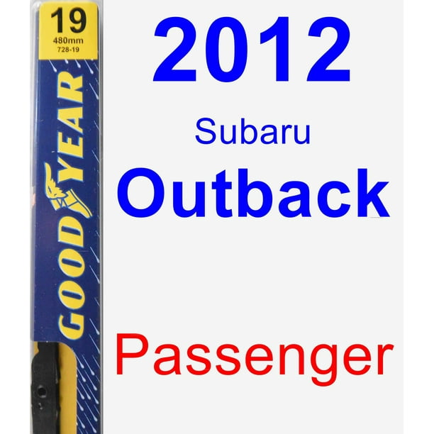 2012 Subaru Outback Passenger Wiper Blade Premium