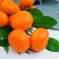 thumbnail image 4 of 9Pcs Artificial Orange Fruit Plastic Fake Food Lifelike Kitchen Display Decors, 4 of 9