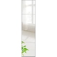 thumbnail image 1 of Espejos cuadrados Espejo de pared de mosaico cuadrado de 30x30 cm, juego de 4 para puerta, baño, sala de estar, 1 of 5