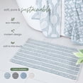 thumbnail image 2 of Martex Restore Stripe Cotton Bath Rug, 20" x 32", Mineral, 2 of 7