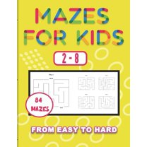 Mazes For Kids 2-8 from easy level to hard: fun mazes with solution ...