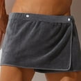 thumbnail image 2 of Guardurnaity Pantalones cortos de toalla de baño de fibra fáciles de usar y de secado rápido para hombres Toalla de baño para hombres de amplia Prendas para la parte inferior del cuerpo, 2 of 6
