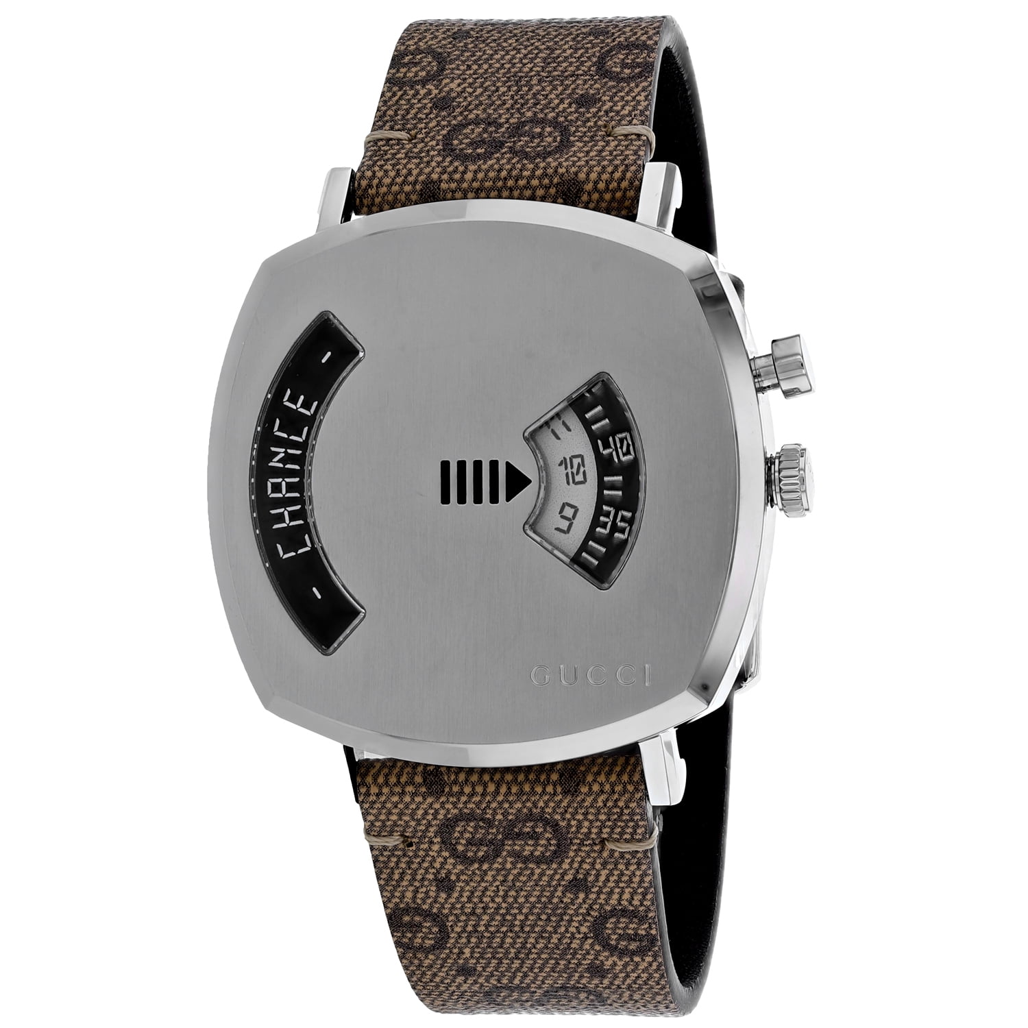 Gucci Men's Grip Silver Dial Watch 