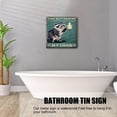 thumbnail image 2 of Raccoon Your Butt Napkins My Lady Retro Metal Tin Sign Vintage Tin Sign for Home Toilet Bathroom Man Cave School Garage Coffee Wall Decor Gift for Family Friends Co-worker 12x12 Inch, 2 of 6