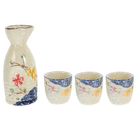 

Ceramic Wine Pot Wine Cup Ceramic Cup Wine Holder Sake Cup Pot1 Set of Multi-functional Wine Kettle Ceramic Sake Pot Delicate Wine Serving Cup