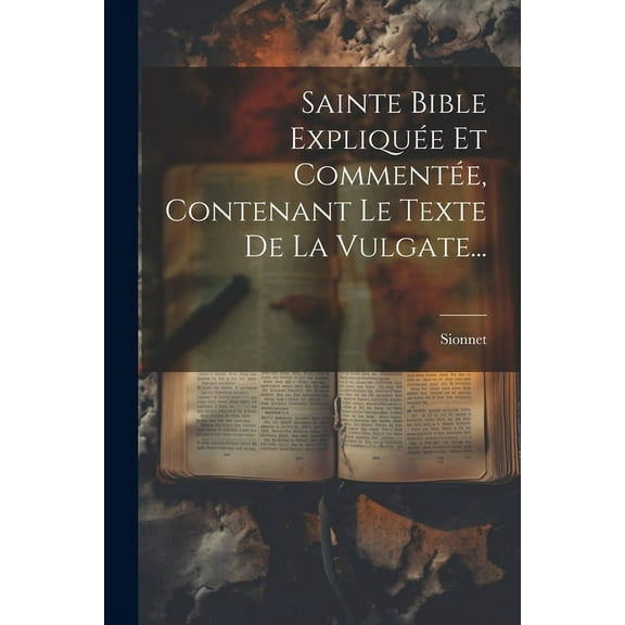 Sainte Bible Expliquée Et Commentée, Contenant Le Texte De La Vulgate... (Paperback)