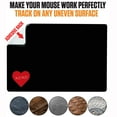 thumbnail image 2 of Mouse Pad Adhesive Bottom - Sticks to Any Surface - Portable - Webcam Covers and Screen Cleaner Included (Heart XOXO), 2 of 6