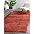 thumbnail image 3 of Unique Loom Tapis de la Zone de Collection Del Mar - Design Tonal Moderne Inspiré de la Transition (3' 3 x 5' 3 Rectangulaire, Terre Cuite / Rouge), 3 of 10