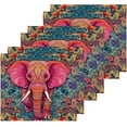 thumbnail image 2 of Cute Elephant Washcloths, Soft and Absorbent Cotton Towel, 6 Pack 12 X 12 Inches Premium Quick Dry Face Towel Wash cloth, 2 of 7