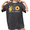 Black-1, variant on Women's funny Vintage Peace Love Sunflowers Leopard Heart Graphic Short Sleeve Breathable Washed T Shirt Black S-2XL Plus Size