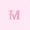 Pink M, variant on Meiyoeat Lovely Bow Letter M Twin Sheet Sets 3pcs for Girls Teens, Gentle Stripe Bedding, Light Pink White