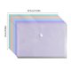 thumbnail image 3 of A4 Clear File Folders Plastic Document Pouches Office Supplies Exam Papers Document Storage ID Card Holders, 3 of 6
