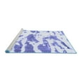 thumbnail image 2 of Ahgly Company Machine Washable Indoor Rectangle Abstract Blue Modern Area Rugs, 5' x 8', 2 of 4