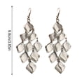 thumbnail image 3 of Pendientes Largos Estilo vintage Minnieouse Pack de 2 Galvanoplastia Plata AP009390-02, 3 of 6
