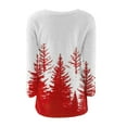 thumbnail image 5 of Ruyang Girls Christmas Fleece Sweatshirt Cute Xmas Tree Graphic Warm Fuzzy Sweaters Fall Winter Pullover Hoodies, 5 of 5