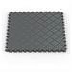 Norsk NSMPRD6MG Raised Diamond Pattern PVC Floor Tiles, 13.95-Square Feet, Metallic Graphite, 6-Pack - image 3 of 4