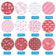 thumbnail image 3 of Uxcell 12x12Inch Scrapbook Paper, 24 Sheet Double-Sided Heart Style Craft Paper, Red, 3 of 7