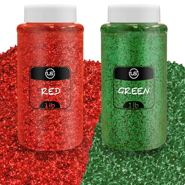 Paquete de Papelería Glitter Ultimate Navidad Rojo Verde 454g