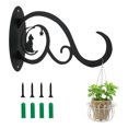 thumbnail image 1 of Muyoka Soportes de cesta colgante de Metal para jardín al aire libre, colgador de plantas montado en la pared, decoración de pared con gancho Muyoka Hogar, 1 of 7
