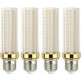 thumbnail image 1 of Bombillas LED sostenibles, 20 W, luz blanca cálida de 3000 K, luminosidad de 2000 lm sin atenuación, soluciones de iluminación versátiles para uso diario (paquete de cuatro), 1 of 5