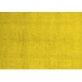 thumbnail image 1 of Ahgly Company Machine Washable Indoor Rectangle Oriental Yellow Modern Area Rugs, 7' x 9', 1 of 4