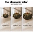 thumbnail image 4 of Almohadas de calabaza para Halloween, almohada de felpa 3D con forma de calabaza, decoración otoñal para cama, sofá o habitación, almohadas suaves de calabaza, regalos de decoración de Halloween, 4 of 8