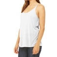 thumbnail image 4 of Mafoose Women's Summer Slouchy Fit Side Seamed Tank Top White Large, 4 of 5