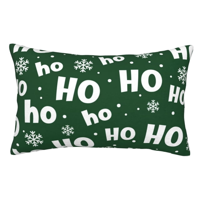 Balery Ho Ho Ho A Funda de Cojín Estampada, Regalos para Mujeres, Regalos de Amor para Ella, Regalos para Novia o Esposa, Funda de Almohada-14"x20"