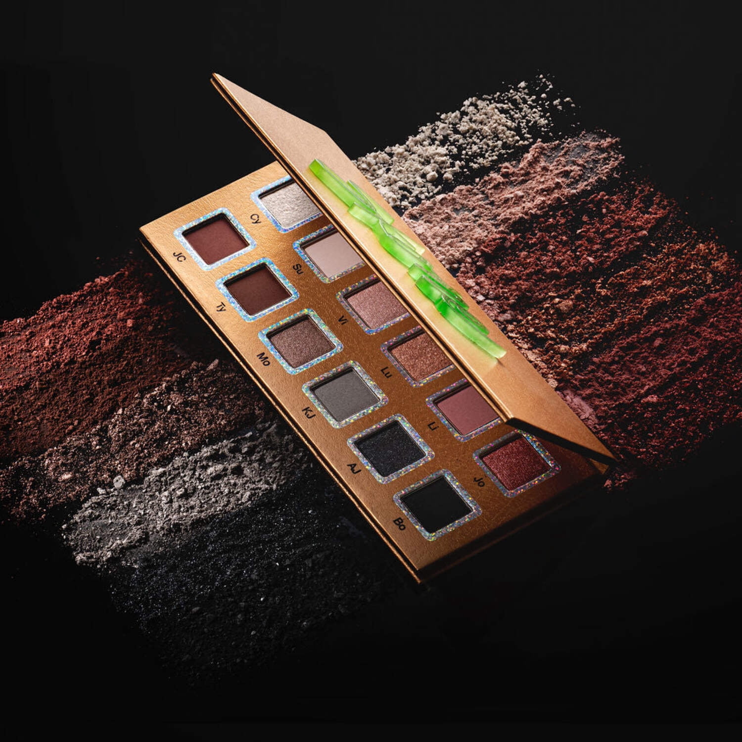 Skone Cosmetics Jade Eyeshadow Palette, Luxury Eyeshadow Palette