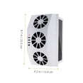 thumbnail image 2 of Phenofice 1Pack Car Solar Exhaust Fan with Three Duct Design for Air Circulation and Pet Odor Removal, 2 of 8
