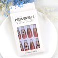 thumbnail image 3 of Uñas postizas de flores blancas, diseño de uñas postizas, medias, primavera y verano, acrílicas, ballet, francesas, blancas, camelia, uñas acrílicas, diseño de uñas con cinta adhesiva, uñas para mujer, 3 of 5