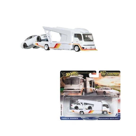 Vehículo de Colección Hot Wheels Collector Auto Transportador Japan Double Decker Hauler