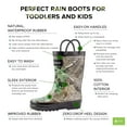 thumbnail image 3 of Oaki Kids Waterproof Rain Boots with Easy-On Handles, 3 of 3