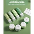 thumbnail image 5 of Micebay Travel Bottles for Toiletries 8 Pack, Travel Size Toiletries, Tsa Approved Travel Size Containers 3oz, with Travel Essentials Clear Bag, Leak Proof Silicone Squeezable Creams Jars, 5 of 9