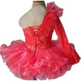 thumbnail image 4 of Jenniferwu G86coral Infant Toddler Baby Newborn Little Girl's Pageant Party Birthday Dress Pink with hairbow (as1, Age, 18_Months, 24_Months), 4 of 4
